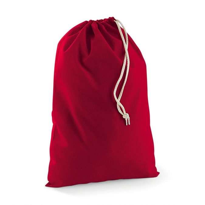 borsa sacchetto cotone con chiusura a cordino