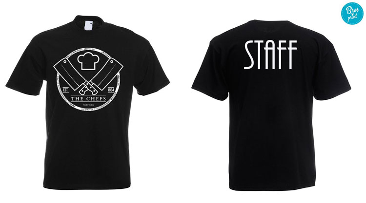 Magliette Personalizzate Staff fronte e retro: T-shirt, Polo, Camicie