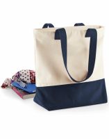 Shopper Bag Base cotone canvas per shopping donna